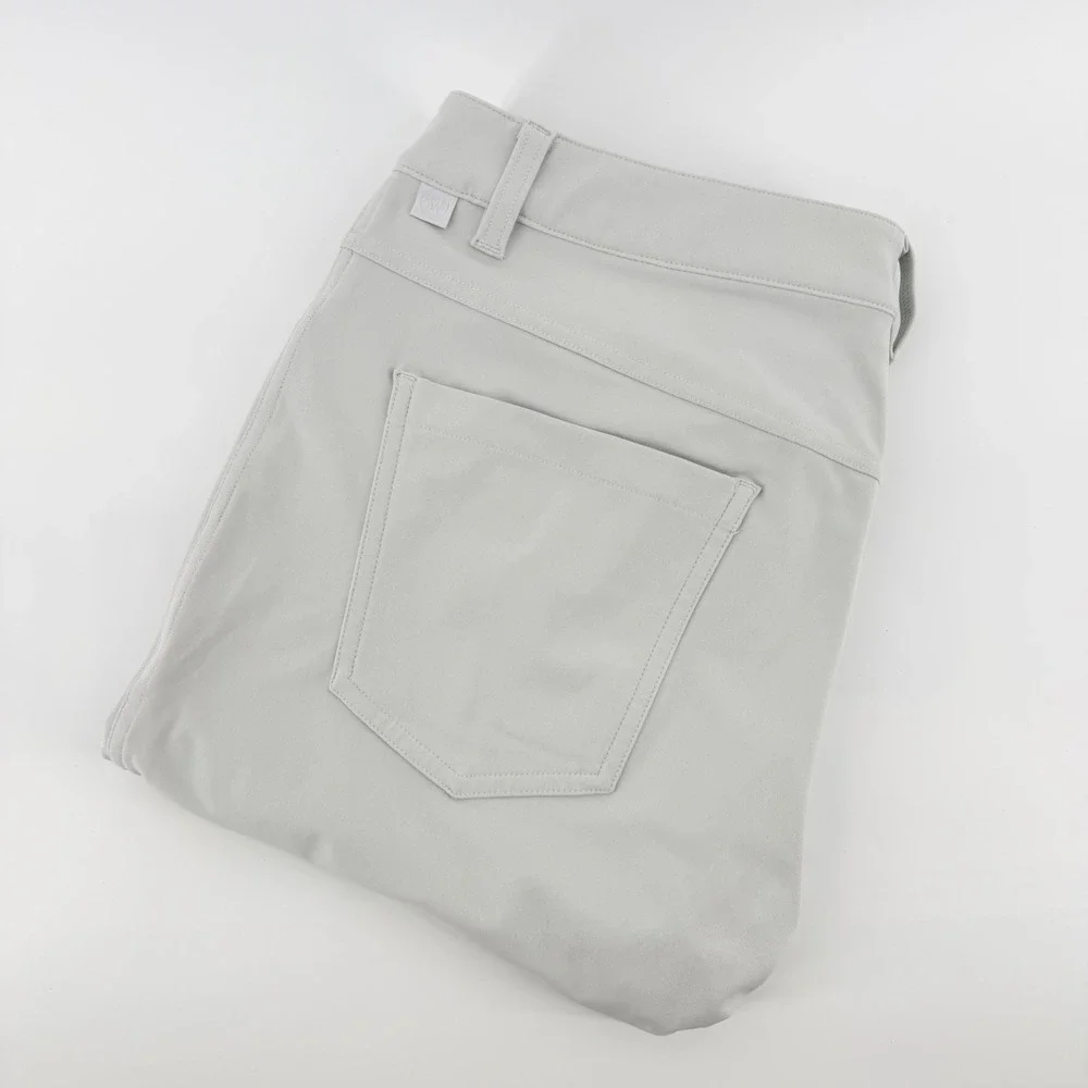 Lululemon Commission Pant Classic Fit 32 Grey Warpstreme Performance Golf Chino